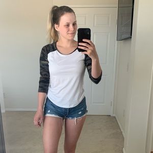 Camo Baseball T-shirt